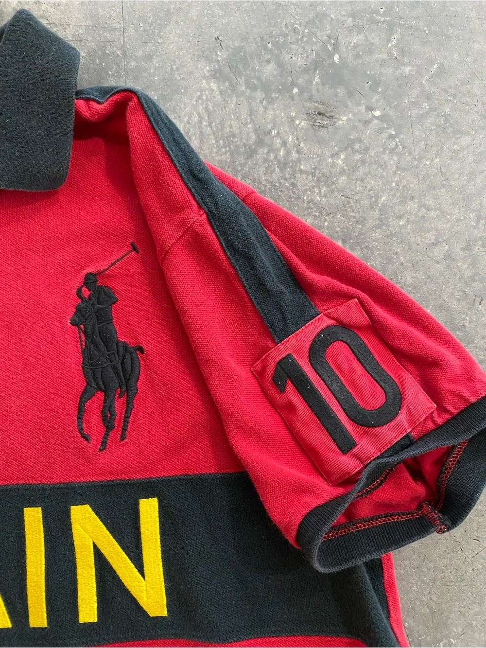 Polo By Ralph Lauren Spain Polo Shirt Big Pony Sz XL (Like Sz L) Men’s Agos A-1)